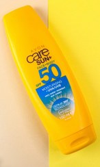 تصویر کرم ضد آفتاب بی رنگ صورت و بدن 50 SPF اورجینال آون تحت لیسانس انگلیس و امریکا تولید لهستان AVON / face + body 150 MIL 