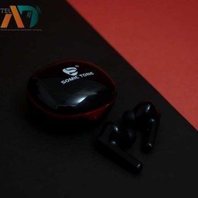 تصویر هندزفری بلوتوثی ایرپاد برند سومیکتون مدل TS10 - مشکی AIRPOD BLUETOOTH MODLE: SOMIC TONE TS10