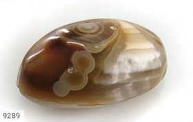 تصویر نگین عقیق باباقوری هندی درشت طبیعی کد 9289 