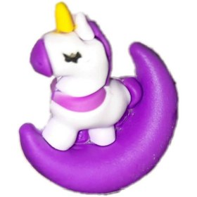 تصویر سرمدادی مدل یونیکورن و ماه 