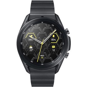 تصویر ساعت هوشمند سامسونگ مدل تیتانیوم Galaxy Watch 3 45mm _ SMR840 ا Samsung Galaxy Watch3 SM-R840 45mm Titanium frame Samsung Galaxy Watch3 SM-R840 45mm Titanium frame