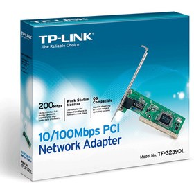 تصویر کارت شبکه تی پی لینک مدل TF-3239DL ا TP-Link TF-3239DL 10/100Mbps PCI Adapter TP-Link TF-3239DL 10/100Mbps PCI Adapter