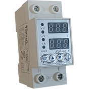 تصویر محافظ ولتاژ و جریان تکفاز 40 آمپر قابل تنظیم txton 