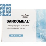 تصویر پودر پروتئینی سارکومیل کارن طعم شکلات ۱۵ عددی 