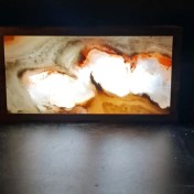 تصویر تابلو کهکشانی سنگ نمک کلکسیونی نمک‌ناب 