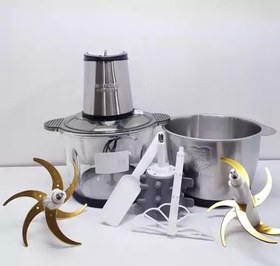 تصویر خردکن سیلورکرست ورتک 2 دو کاسه با کاسه پیرکس و استیل 2 تیغه 6تایی تیتانیوم مدل VORTECH 2 | ارسال رایگان SILVER CREST VORTECH 2 | ارسال رایگان