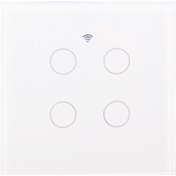 تصویر کلید هوشمند چهار پل تویا مدل EG4 لمسی 