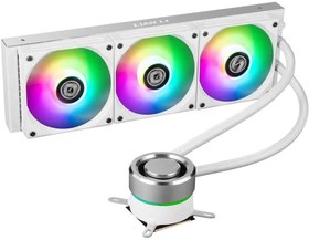 تصویر خنک کننده مایع پردازنده لیان لی Galahad 360 White LIAN LI Galahad 360 ARGB White CPU Liquid Cooler