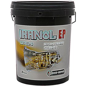 تصویر واسکازین 85-140 ایرانول 20لیتری iranol gear oil 85-140 gl4 20lit