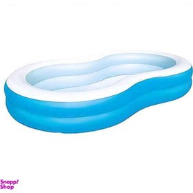 تصویر استخر بادی لوبیایی بست وی کد bestway 54117 