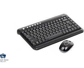 تصویر کیبورد و ماوس ای فورتک مدل 7600N ا A4Tech 7600N Keyboard And Mouse A4Tech 7600N Keyboard And Mouse
