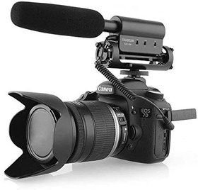 تصویر میکروفون مخصوص مصاحبه برای دوربین نیکون کانن DSLR (نیاز به رابط 3.5 میلی متری) مدل SGC-598 