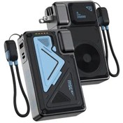 تصویر پاوربانک 20000 میلی آمپر وایرلس و شارژر دیواری پاورولوژی مدل Powerology PPBMJ104BK 