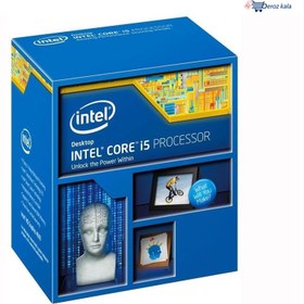 تصویر پردازنده اینتل تری مدل i5-4670K LGA 1150 با فرکانس 3.4 گیگاهرتز INTEL Core i5-4670K 3.4GHz LGA 1150 Haswell CPU