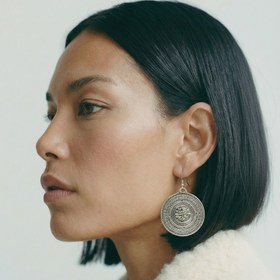 تصویر گوشواره ورشو کتیبه 