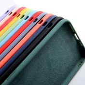 تصویر کاور مدل سیلیکونی اورجینال مناسب برای گوشی موبایل سامسونگ Galaxy S23 FE - گلبهی 