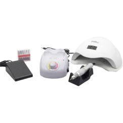 تصویر پک استارتر ناخن | سوهان برقی نیل مستر603 + UV/LED 