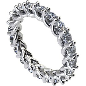 تصویر انگشتر نقره گیسو R1049 