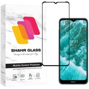 تصویر محافظ صفحه نمایش شهر گلس مدل فول FULL مناسب برای گوشی موبایل نوکیا C30 