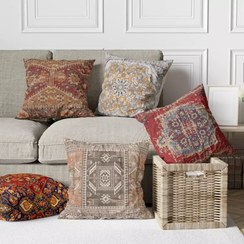 تصویر ست کوسن 5 تکه مخمل کد 48 