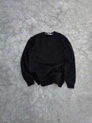 تصویر دورس مردانه مشکی ساده پارچه سه نخ گرم 