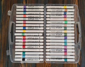 تصویر ماژیک اکریلیک ماپرومکس 36 رنگ قلمی 