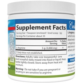 تصویر پودر ال-آرژنین Carlson - حجم ۱۰۰ گرم 