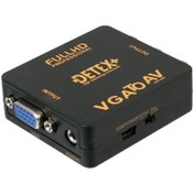 تصویر تبدیل Detex+ VGA to AV Detex+ VGA to AV