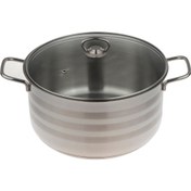 تصویر قابلمه استیل سایز 28 دستی لوکس Destilux Steel pot Destilux size 28