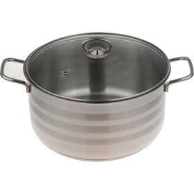 تصویر قابلمه استیل سایز 28 دستی لوکس Destilux Steel pot Destilux size 28