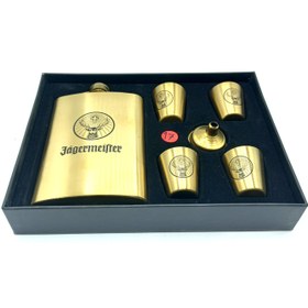 تصویر ست قمقمه جیبی 4 شات جاگرمایستر 270cc کد A530386 