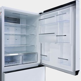 تصویر یخچال فریزر نیکسان با یخساز و آبریز اتومات لامی مدل RF 8420 N-E2 Nixan refrigerator-freezer with automatic ice maker and drainer model RF 8420 N-E2