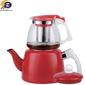 تصویر کتری و قوری کروپ ست مدل 917 crop set model 917 kettle and teapot