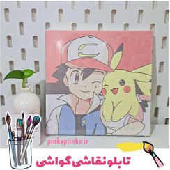 تصویر تابلو نقاشی با گواش 