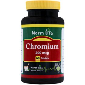 تصویر کرومیوم نورم لایف 200 میکروگرم Norm Life Chromium 200 mcg