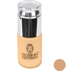 تصویر کرم پودر مایع سوشیا مدل 512 (شنی) Soshia liquid foundation