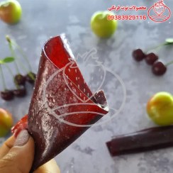 تصویر لواشک خانگی توت سیاه+آلبالو+گوجه سبز 