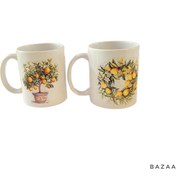 تصویر ست ماگ طرح لیمویی 