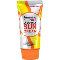 تصویر کرم ضد آفتاب بی رنگ فارم استی spf 50 مدل OIL-FREE مناسب پوست های مختلط و چرب حجم 70 میلی لیتر 