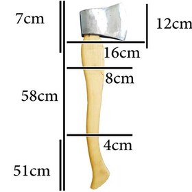 تصویر تبر بزرگ بلک وایلد وست sax1-25 