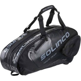 تصویر ساک تنیس سولینکو Solinco blackout 6-Pack Tennis Bag-مشکی 