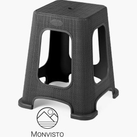 تصویر چهارپایه پلاستیکی حصیری مدل متوسط 