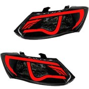 تصویر چراغ جلو اسپرت کوییک کروز مدل RAM قرمز بدون موتور دو عددی 