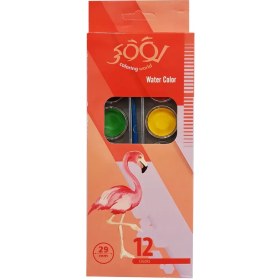 تصویر آبرنگ 12 رنگ لوکی 