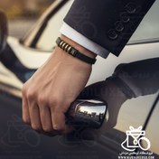 تصویر دستبند چرم مردانه 