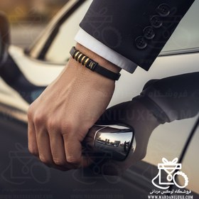 تصویر دستبند چرم مردانه 