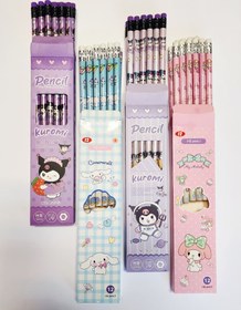 تصویر مداد چوبی طرح دار فانتزی pencil