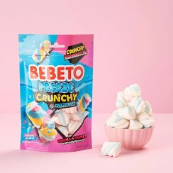 تصویر پاستیل ببتو مارشملو ترد فریز درای ۳۵ گرمی bebeto marshmallow freeze crunchi 