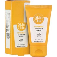 تصویر کرم ضد پیر پوستی حاوی ویتامین سی میلی لیتر اسکین شیک 40 میلی لیتر Skin Chic Vitamin C Anti Aging Cream 40 ml