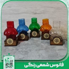 تصویر فانوس شمعی چوبی 